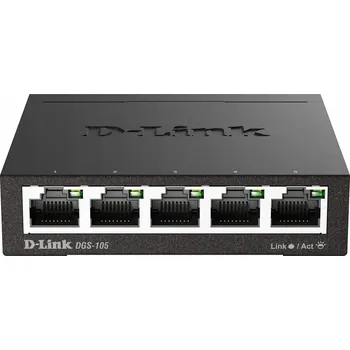 Switch Switch D-Link DGS-105/E, 5 portů, 1 Gbit/s