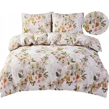 Povlečení Povlečení FLANEL teplé 160x200 + povlaky na polštáře ČESKÝ výrobek sada listy