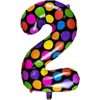Balónek Foliový balónek "Číslice 2 - Hráchy", mix, Arpex, 24", DGT