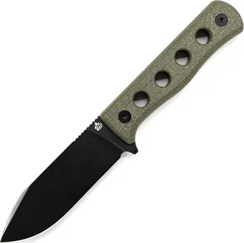 Sebeobrana QSP Nůž CANARY s pevnou čepelí ZELENÝ + Doprava zdarma na další nákup