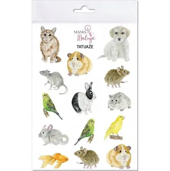 Tetování Voděodolné tetování pro děti, sada tetování od Mama Maluje, 14 ks