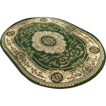 Koberec KOBEREC Oválný BCF 140x200 Klasický Moderní Odolný Turecký Koberec 28g
