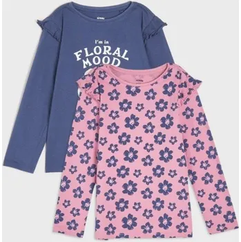 Sinsay - Tričko s dlouhými rukávy - vícebarevná - 226BS-MLC - 226BS-MLC-98-1