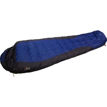 Spacák Péřový spacák Warmpeace Viking 600 170 cm wide Zip: Pravý / Barva: modrá