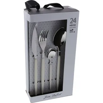 Příbor Sada příborů 24 ks Amsterdam - bílá - krabička - Jean Dubost