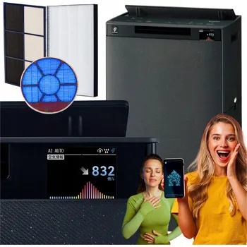 Čistička vzduchu Sharp Čistička Vzduchu Zvlhčovač Vzduchu Ionizátor KI-TX75EU-H HEPA Aplikace