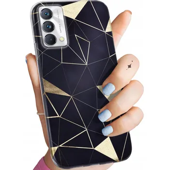 Pouzdro na mobilní telefon Zadní Kryt Hello Case pro realme GT Master, zlatý