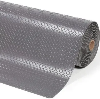 Rohožka Protiúnavová průmyslová rohož s diamantovým povrchem, šířka 91 cm, metrážová, šedá