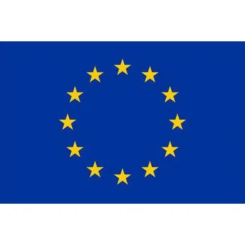 Vlajka St??tní vlajka, s karabinou, 90 x 60 cm, Evropská unie