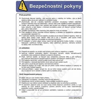 Kancelář Pro obsluhu motorového vysokozdvižného vozíku, plast 210 x 297 x 0,5 mm A4