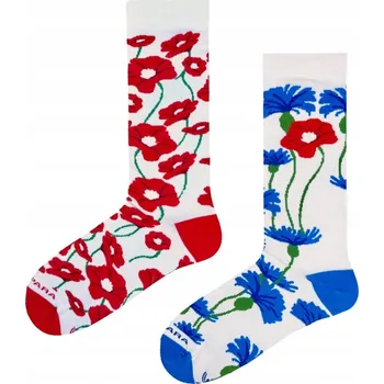 Pánské ponožky TakaPara Ponožky červené, velikost 46-49