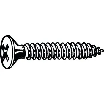 Samořezný šroub se zápustnou hlavou s křížovou drážkou Phillips DIN 7982 C-H Nerezocel A2 ST4,8X16MM