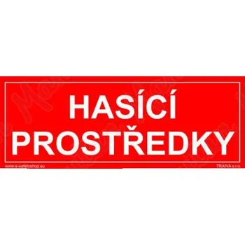 Kancelář Hasicí prostředky, samolepka 210 x 80 x 0,1 mm