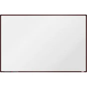 Kancelář Bílá magnetická tabule boardOK, 180 x 120 cm, hnědá