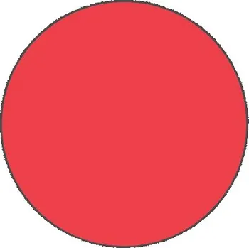 Signalizační podlahové značení Manutan Expert, 9 cm, 100 ks, červené