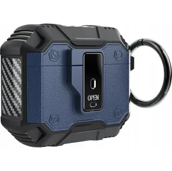 Pouzdro na mobilní telefon Flipové Pouzdro Beline pro Apple AirPods 4 modré