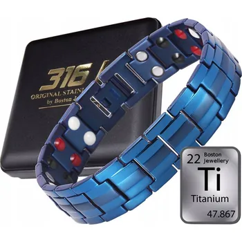 Náramek TITANOVÝ ZDRAVOTNÍ PÁNSKÝ NÁRAMEK MAGNETICKÝ!