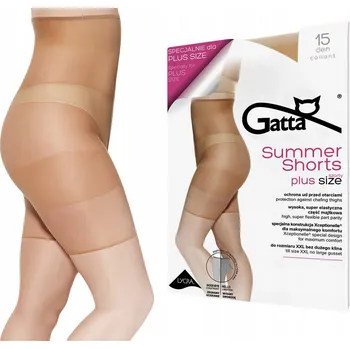 Dámské punčochy Hladké Punčocháče Gatta Summer Shorts 15 DEN béžové Daino, velikost 1/2