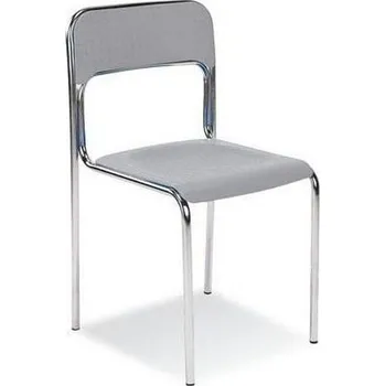 Nábytek Plastová jídelní židle Cortina Chrom, šedá
