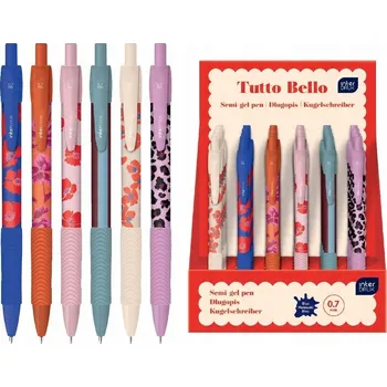 Propiska automatická modrá Interdruk