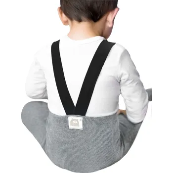 Chlapecké bavlněné Punčocháče s kšandami, šedé 80-86 YOCLUB