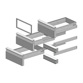 RMgastro RM - ZS 3Z Zásuvky 1/3 (3ks) pro SCH 850 mm + záruka 3 roky