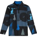 Chlapecká mikina Spyder JACOBS 1/2 ZIP - černá S