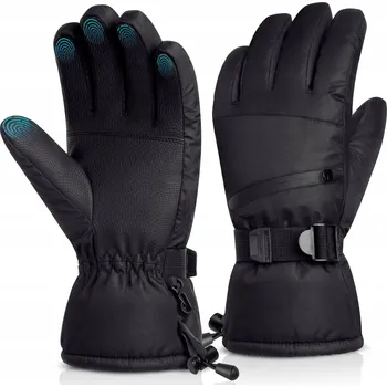 Rukavice Zimní lyžařské rukavice velikosti M s funkcí dotykové obrazovky ATERCEL
