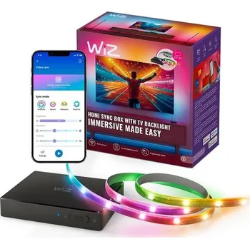 LED páska WiZ Starter kit 75"-85", WiZ Sync box (929004667901) černý