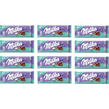 Čokoláda Milka Bubbly Mléčná Čokoláda s kokosovou náplní 97 g