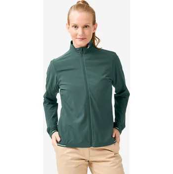 INESIS Dámská golfová vodoodpudivá větruodolná bunda RW500 2XL ZELENÁ