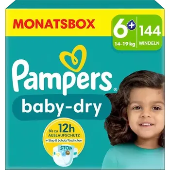 Plena Pampers Baby Dry 14-19kg (144 ks) (8700216291149)