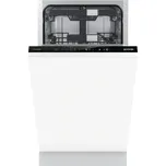 Vestavná myčka nádobí Gorenje GV583C10, B, 45 cm, 10 sad