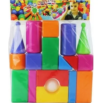 ostatní stavebnice Nafukovací Stavebnice Mejpol , trojrozměrné tvary, 18 8 dílů