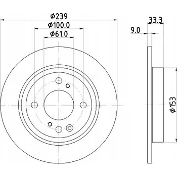 Brzdový kotouč Brzdový kotouč Hella 8DD 355 134-681