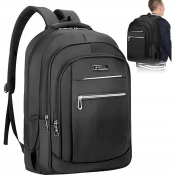 Městský batoh MĚSTSKÝ BATOH PRO MUŽE A DÁMY 40L 3 PŘIDRY DO PRÁCE DO ŠKOLY VODĚODOLNÝ PEVNÝ