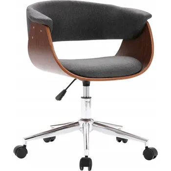 Otočná kancelářská židle VidaXL šedá