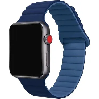 Příslušenství k chytrým hodinkám Celly magnetický na Apple Watch 42/44/45 mm (WBANDMAGBLLB) modrý