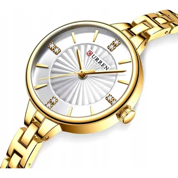 Hodinky Curren dámské hodinky curren Exclusive - zlaté/bílé KP-35230