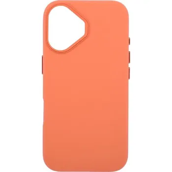 WG Leather Frame Magnet na Apple iPhone 16 (13335) oranžový
