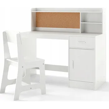 Psací stůl Costway 109,5 x 48 x 100,5 cm bílý