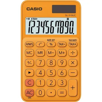 Kalkulačka Casio SL 310 UC RG Kapesní kalkulačka, oranžová 45013247