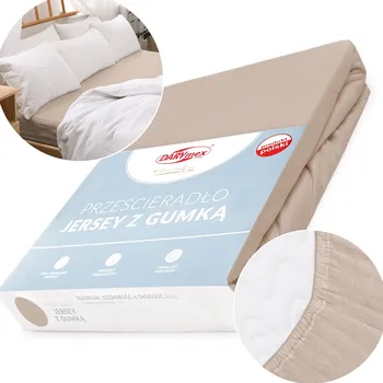 Prostěradlo Prostěradlo s gumou 180x200 HLADKÝ JERSEY 100% BAVLNA BARVA DLE VÝBĚRU