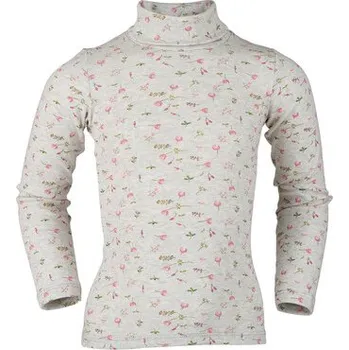 Dívčí tričko Pleas Dívčí rolák šedé melé 104 (183748-202-104)