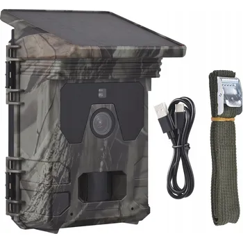 IP kamera FOTOPAST KAMERA IR LESNÍ 50MP 4K FHD NOČNÍ VIDĚNÍ SOLÁRNÍM PANELEM