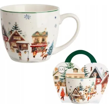 Hrnek Duo ŚWIĄTECZNA WIOSKA porcelán 430 ml