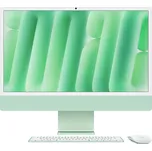 Apple iMac 24" CTO Sklo s nanotexturou M4 10× CPU 10× GPU, 24 GB, 512 GB - zelený CZ (APPI24CTO427)