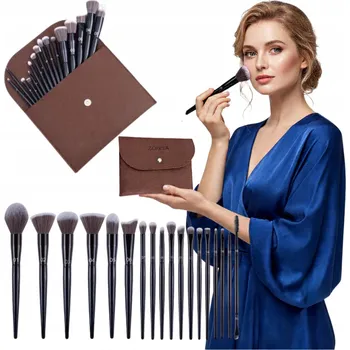 Kosmetický štětec Sada profesionálních štětců na make-up Zoreya 18 ks s pouzdro