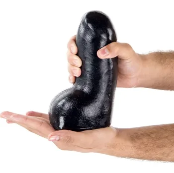 Dildo Hung Lock The Big One, vinylové dildo s Vac-U-Lock 19 x 7 cm