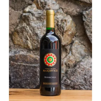 Víno Frankovka-Dezertní 2025, zemské víno, Vinné sklepy Maršovice, sladké